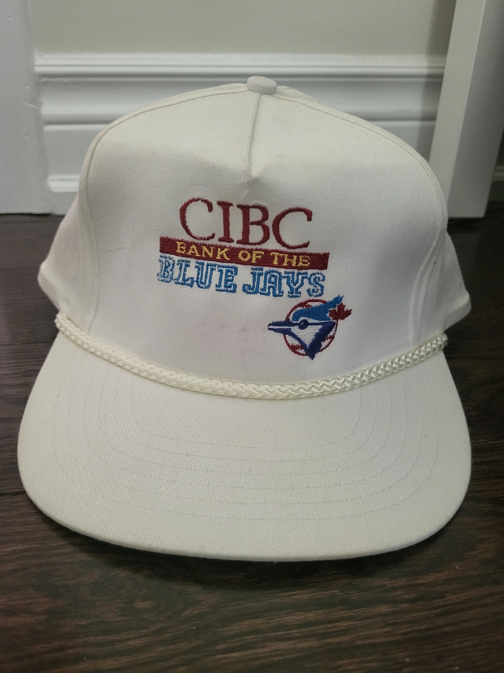 Vintage CIBC Toronto Blue Jays Snapback Rope Hat